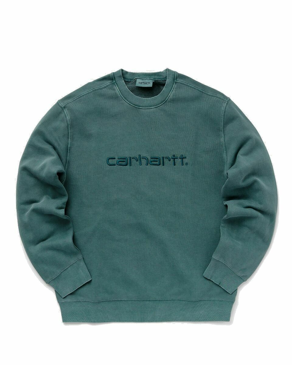 Photo: Carhartt Wip Duster Sweat Green - Mens - Sweatshirts