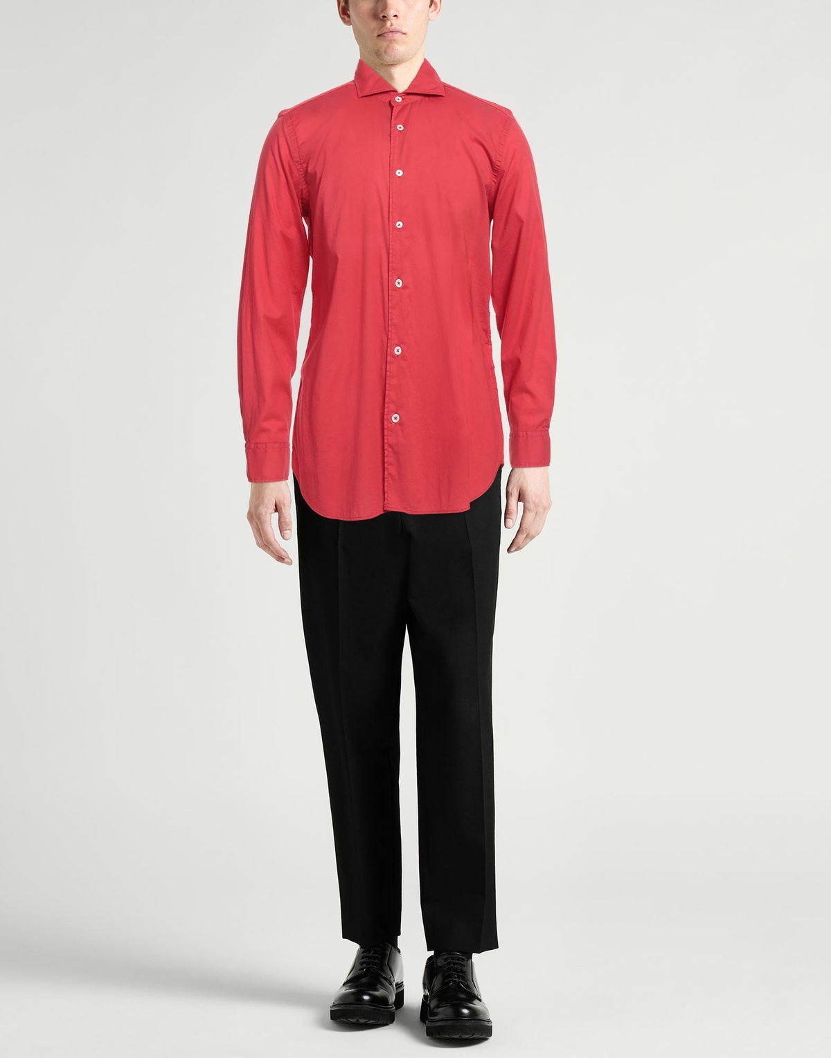 Fedeli Mens Shirt in Red