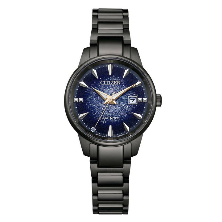 Photo: Citizen Eco-Drive Galaxy Blue Dial Ladies Watch EW2595-81M