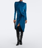 Balmain Leather over-the-knee boots