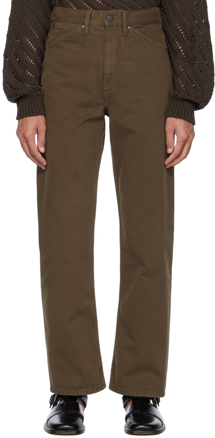 LEMAIRE Brown Seamless Jeans