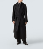 Tom Ford Wool and silk wrap coat