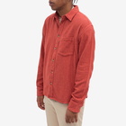 Corridor Men's Recycled Flannel Shirt in Red