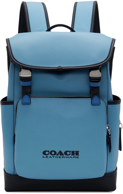 Photo: Coach 1941 Blue League Backpack