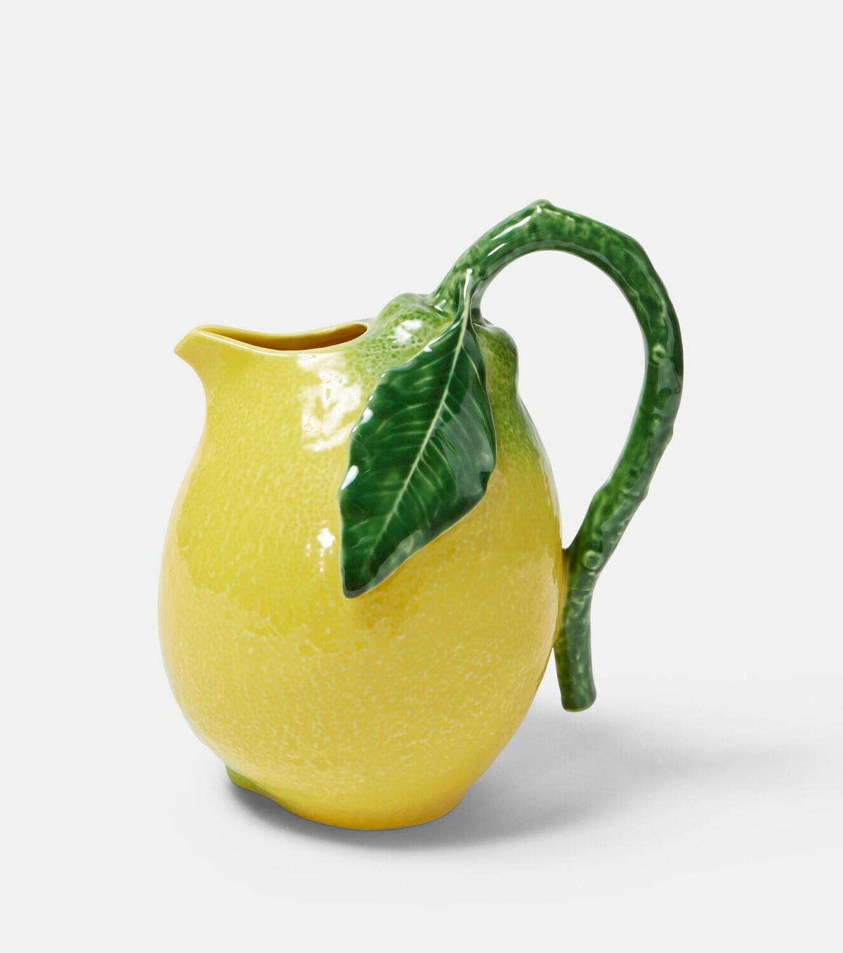 Bordallo Pinheiro Lemon ceramic pitcher