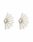 Alberta Ferretti Womens Earrings in White