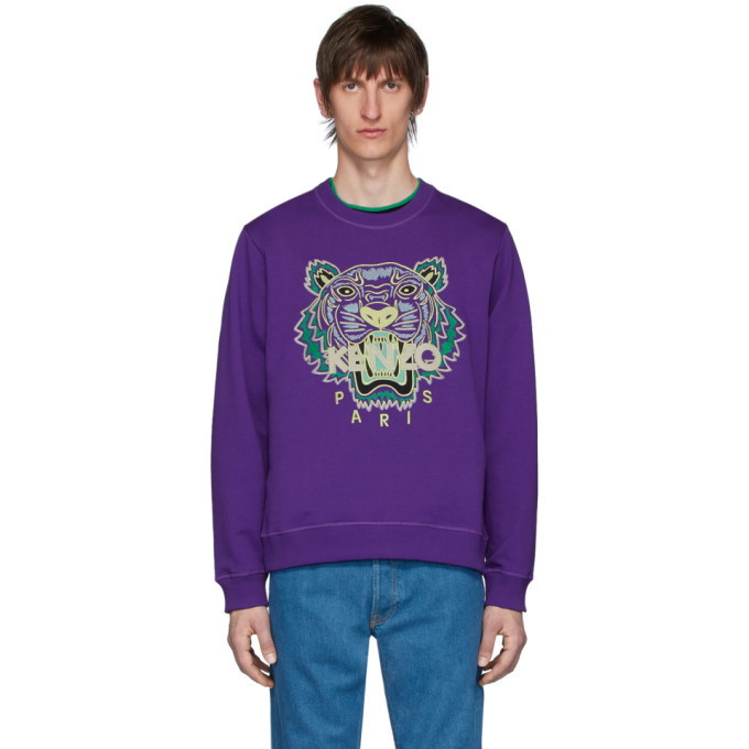 Photo: Kenzo Purple Tiger Sweatshirt