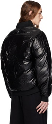 Templa Black Alkane Down Bomber Jacket