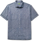 Sid Mashburn - Marquez Cotton Shirt - Blue