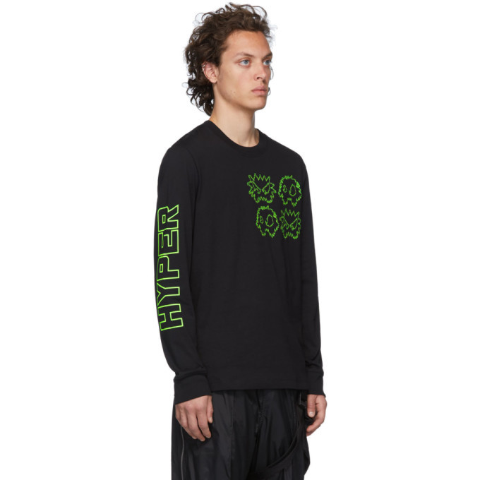 McQ Alexander McQueen Black Pixel Monsters T-Shirt McQ Alexander