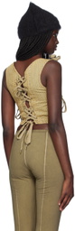 KNWLS Tan GFRC Denim Corset