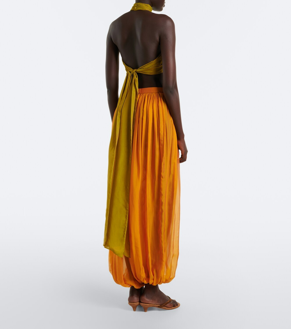 Retrofête Evolet chiffon balloon pants