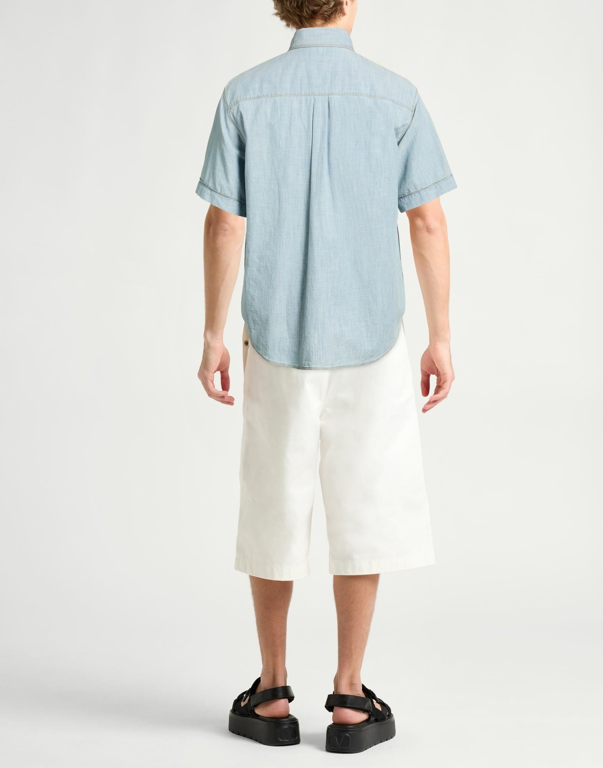 Fendi Mens Denim shirt in Blue