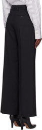 Filippa K Black Darcey Wool Trousers