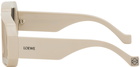 LOEWE Beige & Blue Paula's Ibiza Dive Sunglasses