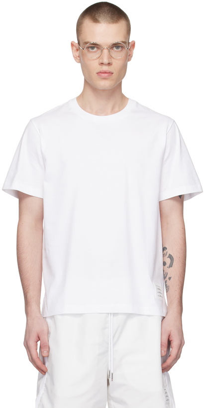 Photo: Thom Browne White Tennis-Tail T-Shirt