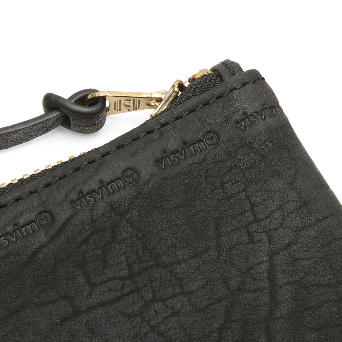 Visvim Men's Leather Wallet in Black Visvim