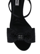 Miu Miu Black Rhinestone High Heel