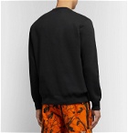 Nike - Sportswear Club Logo-Embroidered Cotton-Blend Tech Fleece Sweatshirt - Black