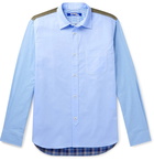 Junya Watanabe - Patchwork Cotton Shirt - Blue