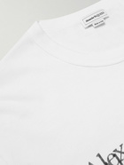 Alexander McQueen - Logo-Print Cotton-Jersey T-Shirt - White