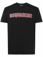 DSQUARED2 - Logo Printed Cotton Jersey T-shirt