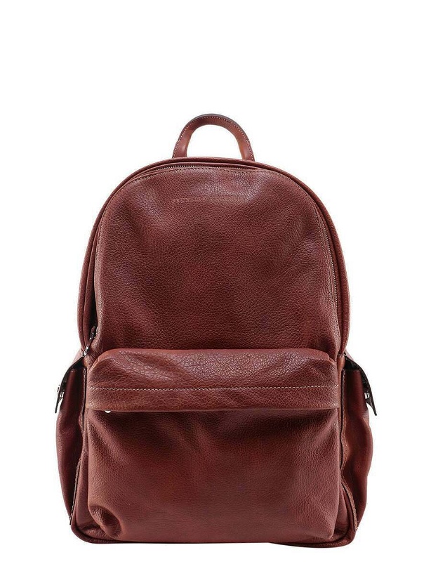 Photo: Brunello Cucinelli   Backpack Brown   Mens