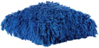 Mush Studios SSENSE Exclusive Blue Shag Cushion