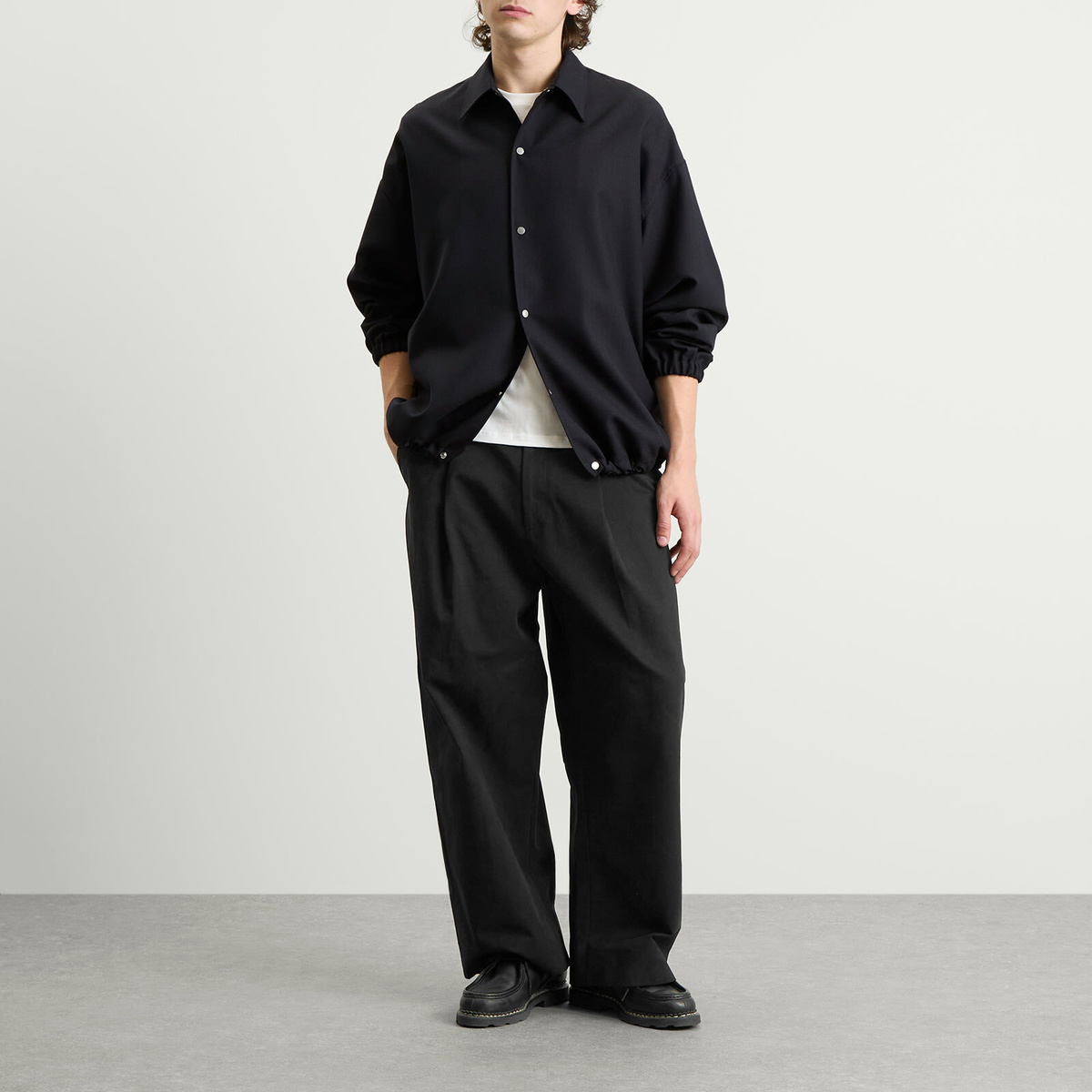 パンツ studio nicholson sorte black size:S Studio Nicholson Sorte Pant Black