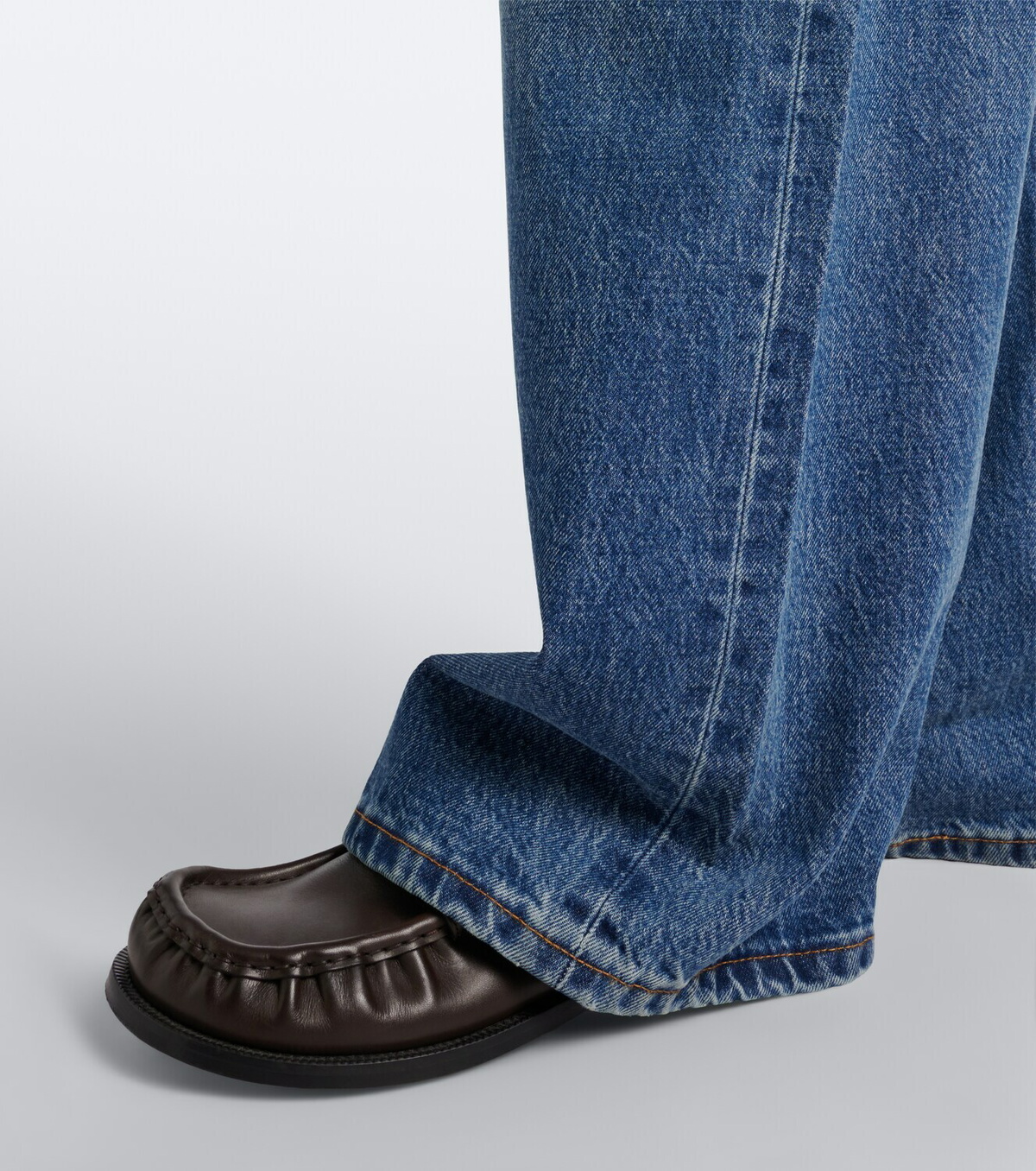 Sacai Belted wide-leg jeans