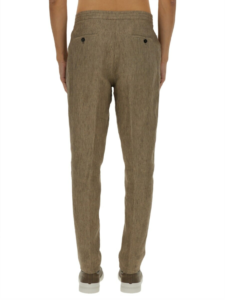 Zegna Linen Jogger Pants
