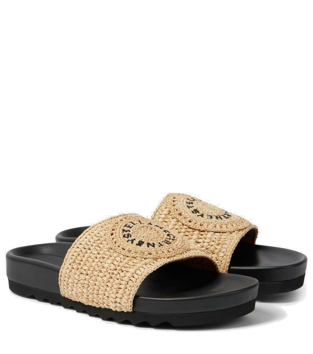 Stella McCartney Off-White Sneak-Elyse Platform Slippers