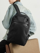 SAINT LAURENT - City Trekking Leather-Trimmed Shell Backpack