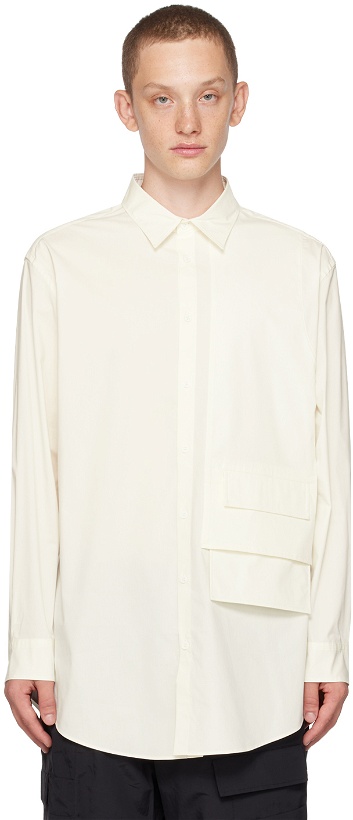 Photo: Y-3 Off-White Layered Shirt