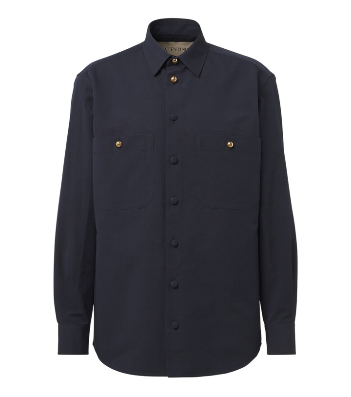Photo: Valentino Cotton and silk shirt