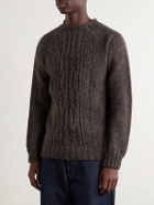 Barbour - Cable-Knit Wool Sweater - Brown