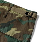 OrSlow - Camouflage-Print Cotton-Ripstop Cargo Trousers - Men - Green