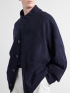 Barena - Barcarolo Virgin Wool Blouson Jacket - Blue