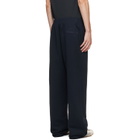 Helmut Lang Navy Logo Sweatpants