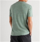 Officine Generale - Mélange Cotton-Jersey T-Shirt - Green