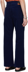 Marni Navy Corduroy Trousers