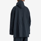 Balenciaga Men's Cotton Ripstop Uniform Parka Jacket in Ink