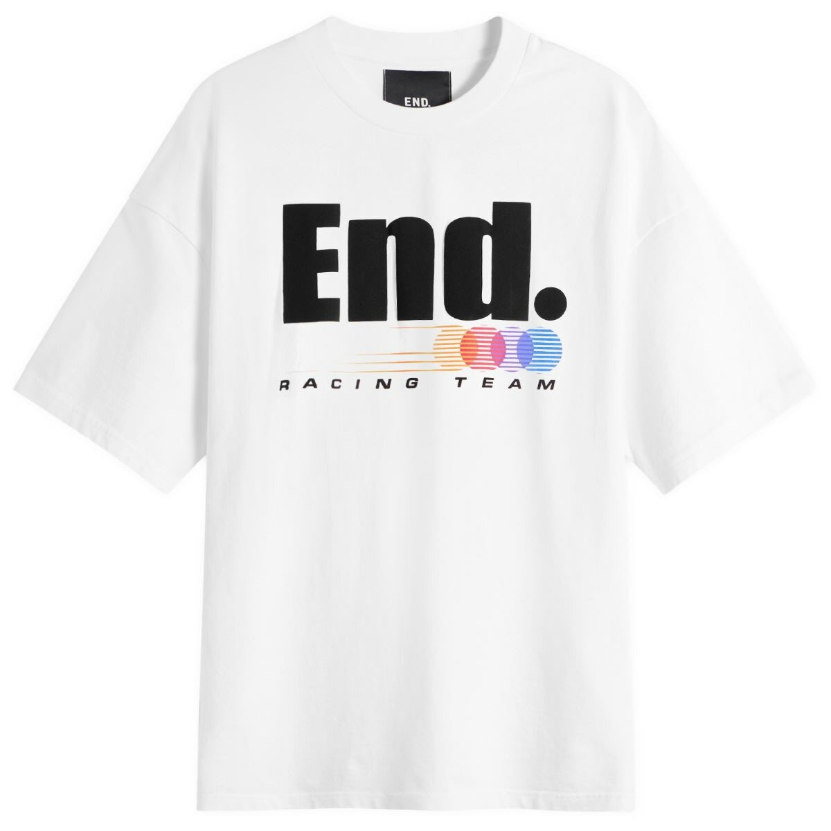 END. Race Team T-Shirt in White