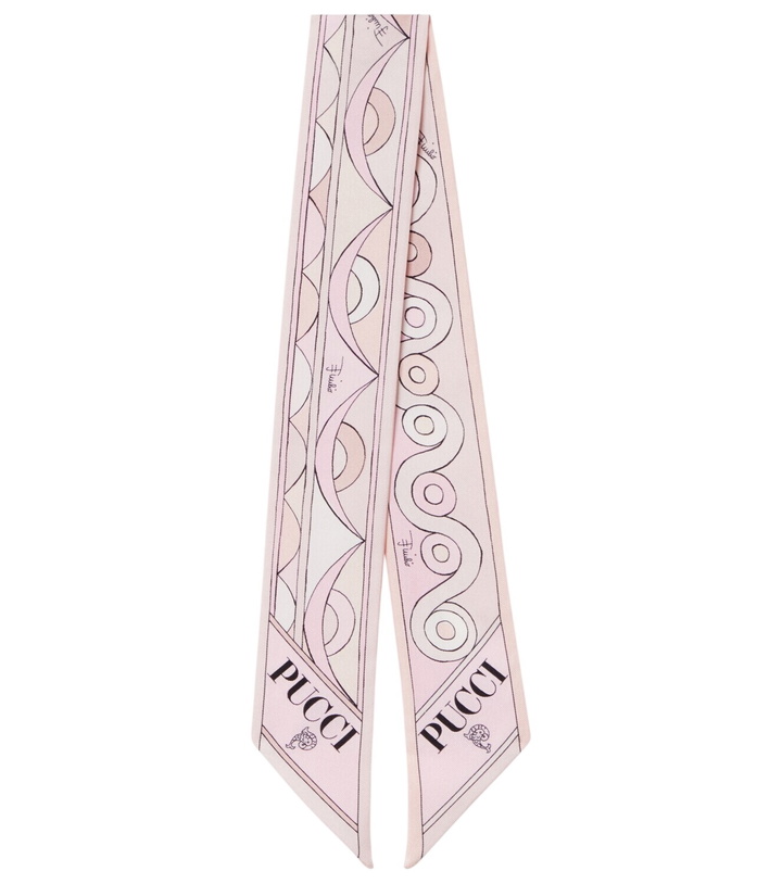 Photo: Pucci Iride and Rombi silk twill scarf