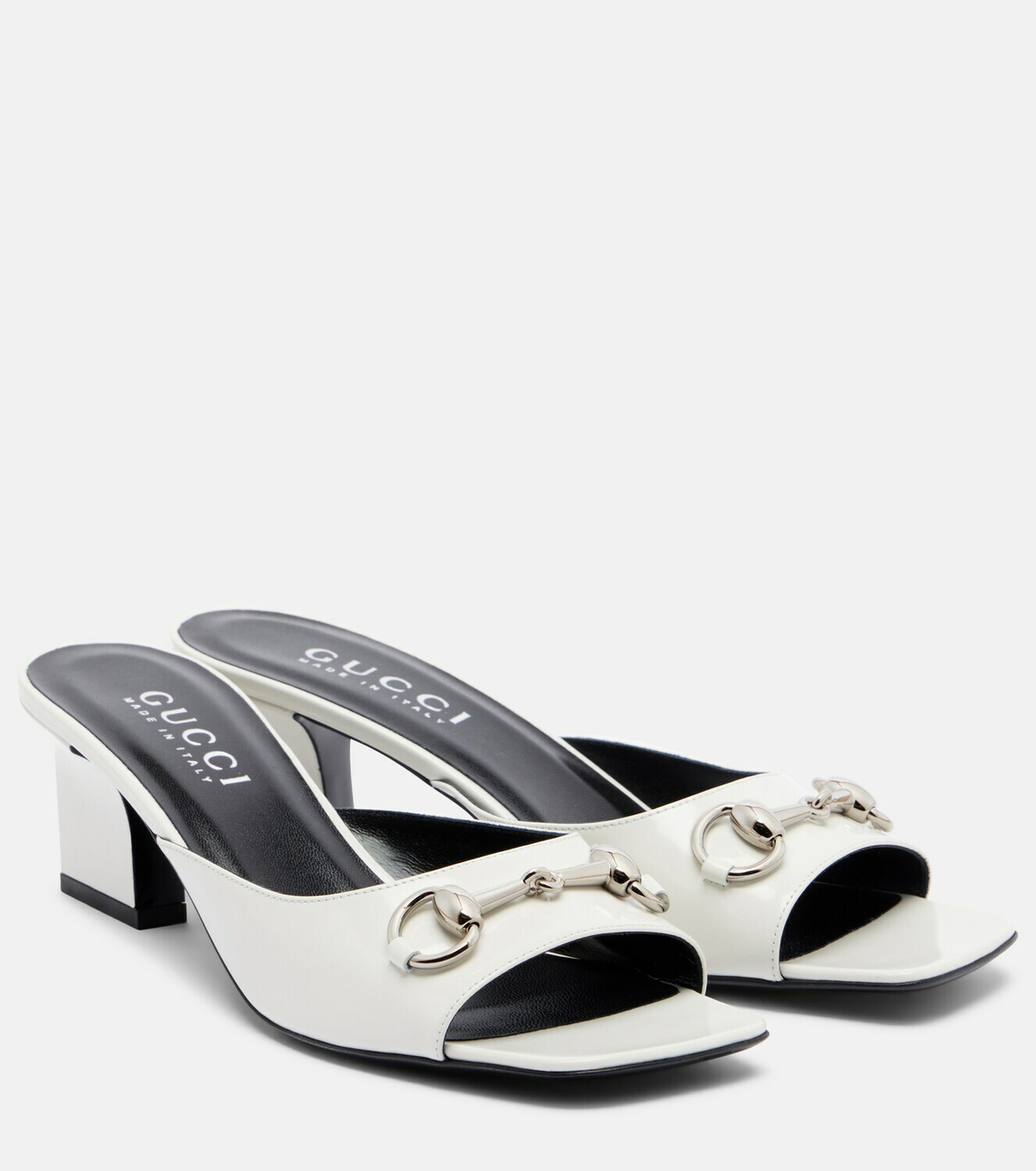 Gucci Signora Horsebit leather mules