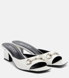 Gucci Signora Horsebit leather mules