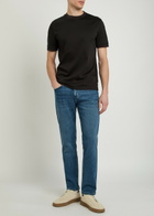 Boss Maine Tapered-leg Jeans Navy
