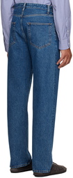 The Row Indigo Morton Jeans