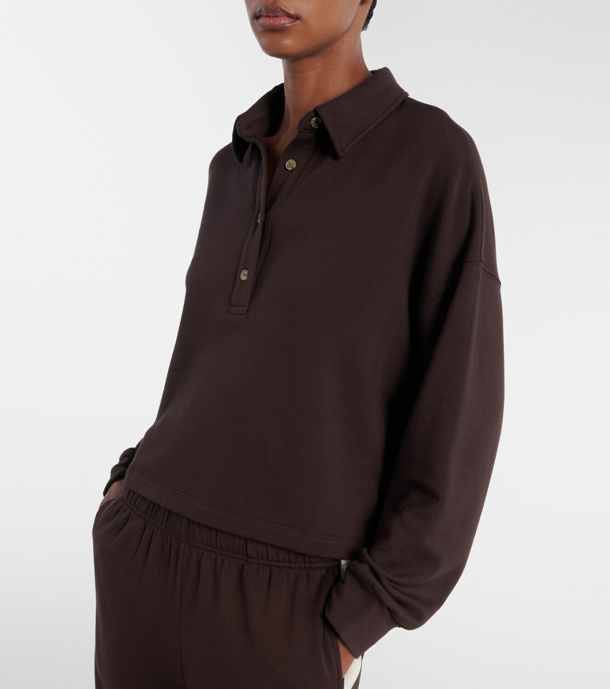 Velvet Marian polo sweater