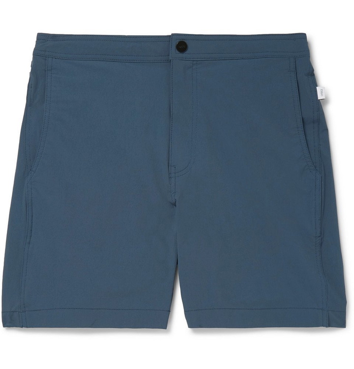 Photo: Onia - Calder Mid-Length Swim Shorts - Navy